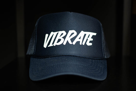 VIBRATE Navy Foam Trucker