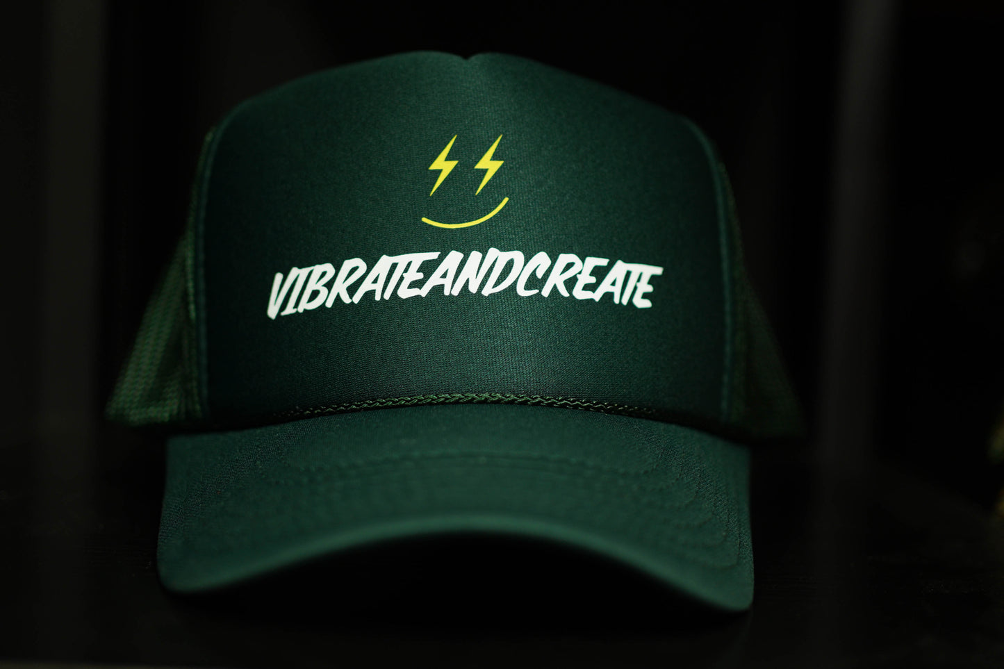 VibrateAndCreate OG Green Foam Trucker Snapback