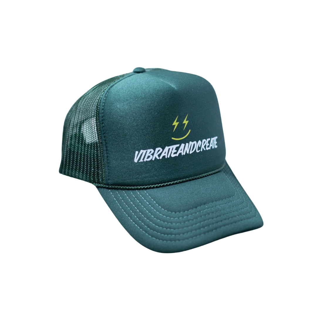 VibrateAndCreate OG Foam Trucker Green